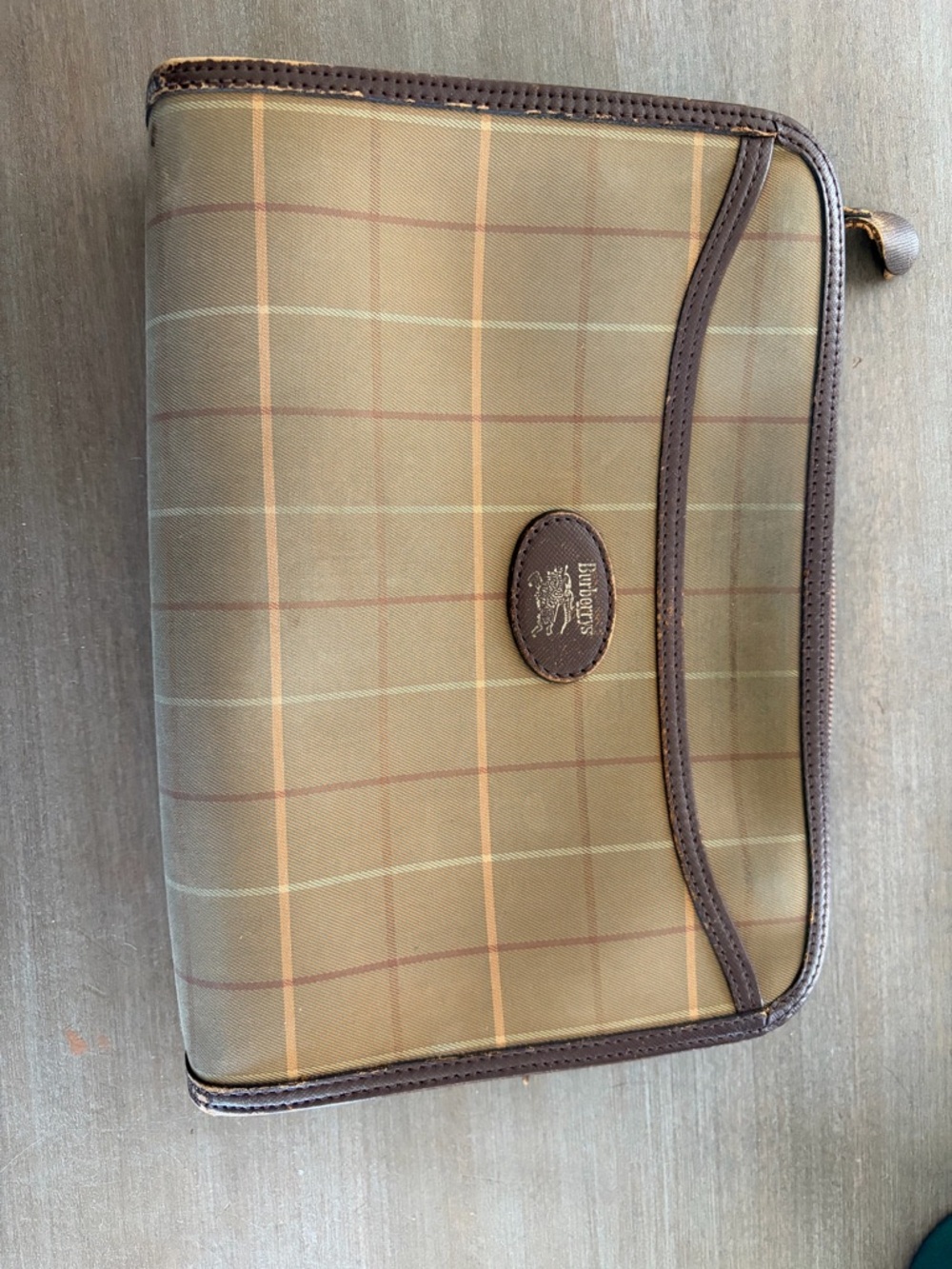 Vintage Burberry Clutch